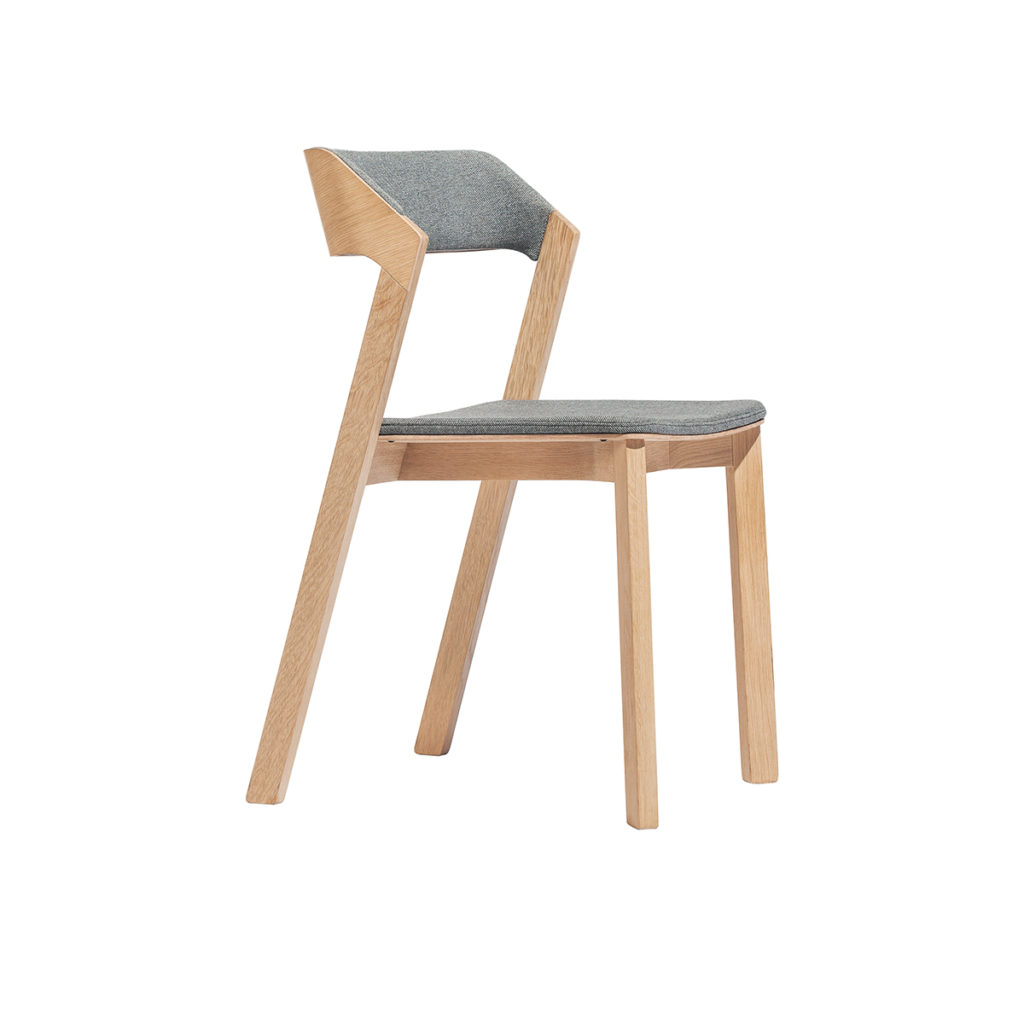 wood chair with gray cushion Crystal Minnesota