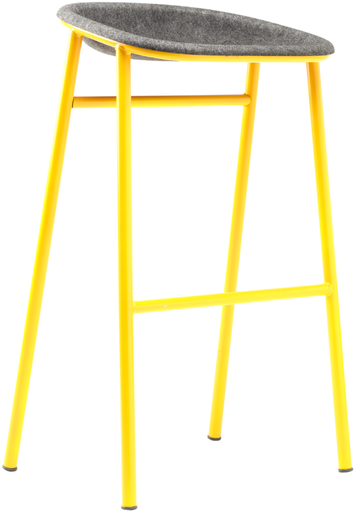 yellow chair with gray seat Crystal Minnesota