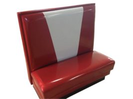 glossy red booth chair Crystal Minnesota